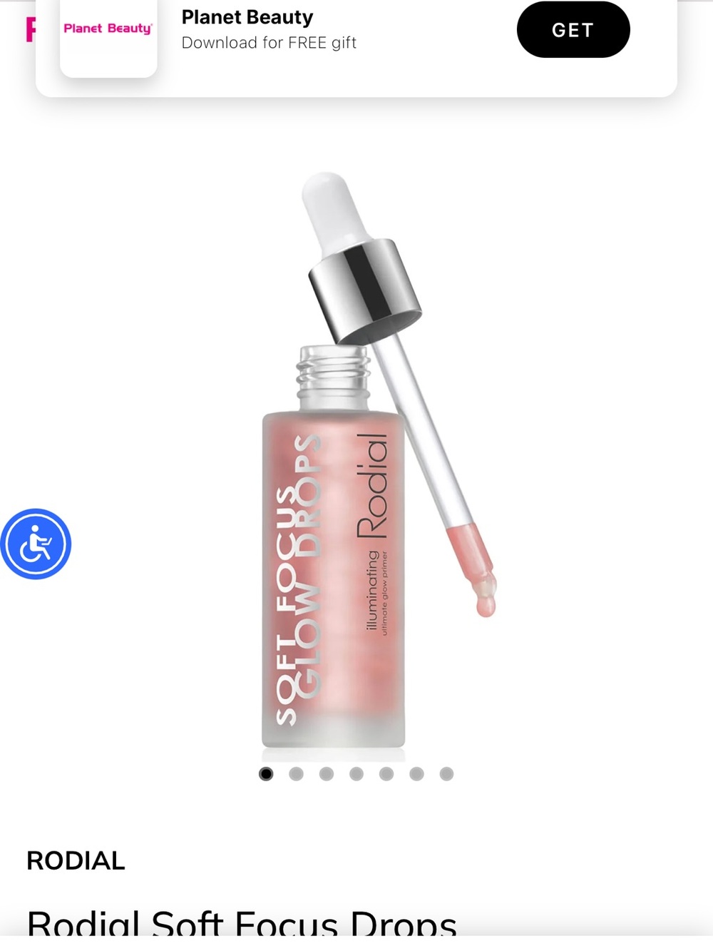 Rodial Soft Focus Glow Drops - Pink Shimmer Highlighter